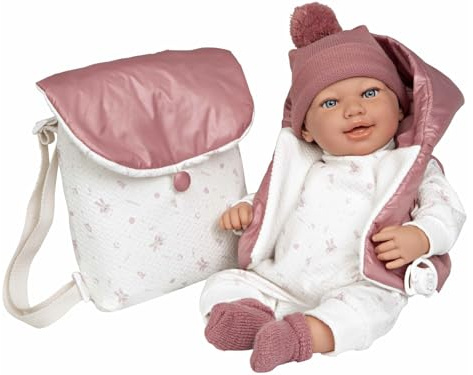 ARIAS Adi Elegance 45 cm Puppe mit Rucksack