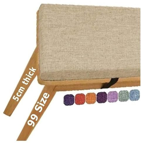 Stuhlkissen 40x40 45x45 50x50 Sitzkissen Bank 150x40 100x40 80x40 160x40 120x40 200x40 Bankkissen Gartenbank Kissen Bankauflage Sitzauflage Sitzpolster Bank für Innen outdoor, Fenster(K,60x55 cm 24x22