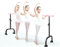 SnamicE Ballettstange, tragbare, ausbalancierte Ballettstange mit Einstellbarer Höhe, ideal zum Tanzen (2 m)