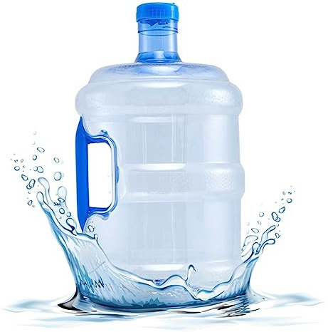 Jarra de agua de 10 l con asa Grado alimenticio A prueba de fugas Transparente Sin olor Sellado Reutilizable A prueba de polvo Contenedor de botella de agua portátil para el hogar Jarra un galón