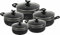 Non-Stick Casserole Cooking Pot 10 Piece Set with Glass Lid 18-26cm