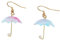 VALICLUD 3 Paar Regenschirm Ohrringe Damen Ohrschmuck Trendige Ohrringe Bezaubernde Ohrhänger Ohrstecker Für Frauen Regenschirm Ohrringe Kreative Baumelnde Ohrringe Regenschirm Mini