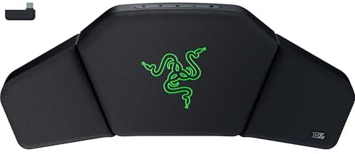 Razer Clio - THX Spatial Audio-Enabled Wireless Speaker Head Cushion (cushioned plush padding, 43mm Full-range Drivers, HyperSpeed Wireless and Bluetooth, 14 Hours of Battery Life) Black