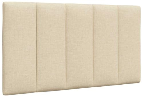 vidaXL Kopfteil-Kissen Hanko Creme 80 cm Stoff, Kopfteilkissen, Kopfkissen, Lesekissen, Kopfteilpolster, Rückenkissen, Kissen-Kopfteil, Kopfteil Polster