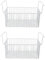 Truhe Gefrierkorb Kühlschrank Draht Gefrierschrank Organizer Bins Truhe Gefrierschrank Draht Aufbewahrungskörbe Passt zu den meisten Tiefkühlschränken (L49,5 cm x B29 cm x H27 cm