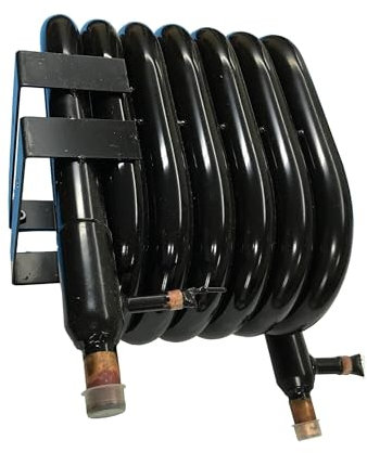 Intercambiador de calor, Los Serpentines Intercambiadores De Calor Coaxiales Funcionan De Manera Muy Efectiva Como Condensadores De Refrigerante En Calentadores De Agua Con Bomba De Calor O Eadores 1T