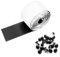 BlesConi Cinghia decorativa in finta legno, 1,5 m, effetto metallo, autoadesiva, in pelle PVC, per soffitti, camini, portiere, persiane (4 x 1,5 m)