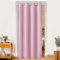 BTTO Rideau de Porte Occultant Thermique Isolant, Lot de 1 Anti Bruit Rideau Separation de Piece avec Oeillets, Décoration de Porte Fenêtre Intérieurs pour Salon Chambre, Rose, 132 x 244cm