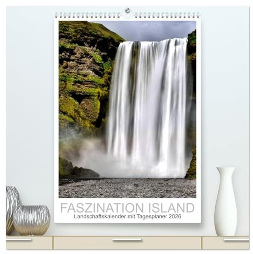 Faszination Island - Landschaftskalender mit Tagesplaner 2026 / Planer (hochwertiger Premium Wandkalender 2026 DIN A2 hoch), Kunstdruck in Hochglanz: ... der isländischen Landschaft (CALVENDO Natur)