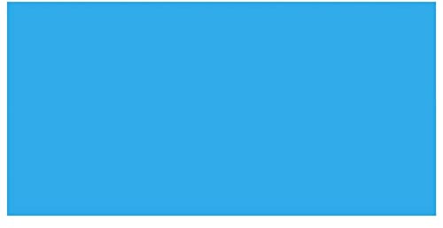 HOMTAKIE - Lona rectangular para piscina (732 x 366 cm), color azul