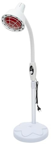 CUMELLIIR Rotlichtlampe WäRmelampe 275w, Infrarotlampe Medizinisch Mit StäNder, 360 ° Drehen Einstellbare Temperatur Rotlichtlampe Therapie FüR Salon-Massage, Linderung Von Schmerzen
