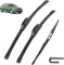 Escobilla Kit de Alto Rendimiento, Limpiaparabrisas Parabrisas para Opel Astra G Liftback 1998-2004, Fácil Instalación,Hojas Planas Originales
