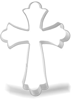 Keewah Ausstechform Kreuz 11,4 cm Edelstahl