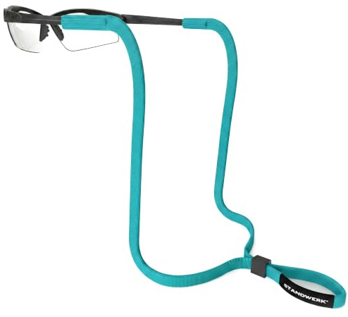 STANDWERK Basic Brillenband mit zuverlässigem Halt - Sportbrillenband verstellbar in der Größe - Sportband Brille wasserfest für Herren und Damen