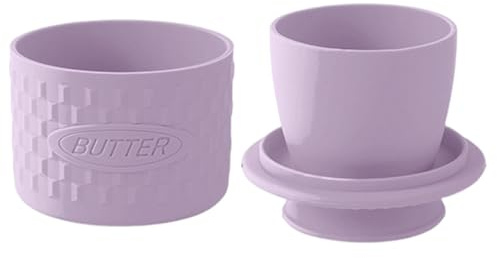 Butter Crock,Dishwasher Safe Freezer Safe Container - Lidded Butter Dish - for Bakers Home Cooks Indoor Housewarming Easter Christmas Birthday