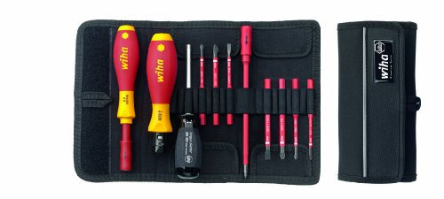 Wiha VDE Slim Vario Torque Driver Wallet Set (11 Pieces)