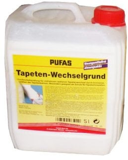 PUFAS Tapetenwechselgrund 5 Liter, Wasserbasiert, 5 Liter, Glatt und Matt, Innenräume