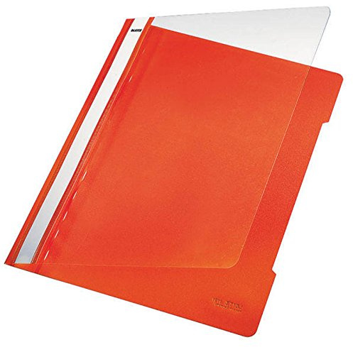 Leitz Schnellhefter Standard PVC, A4, orange 25 Stück