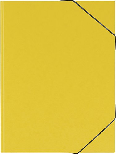Brunnen 104708310 Sammelmappe (A3, Karton, mit Gummizug) gelb