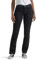 Lee Damen Petite geradem Bein, entspannte Passform Jeans, Black Onyx, 10