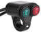 Interruptor Manillar - 22Mm Lega In Lega Di Alluminio 2 In 1 Grande Freno Stop Fendinebbia Doppio Comando A Pulsante(D) Adatto Per Pulsante Luci Moto Interruttore Triplo Manub