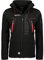 Geographical Norway Techno Softshelljacke Herren, Abnehmbare Kapuze Gr. XXXL, Schwarz – Schwarz.