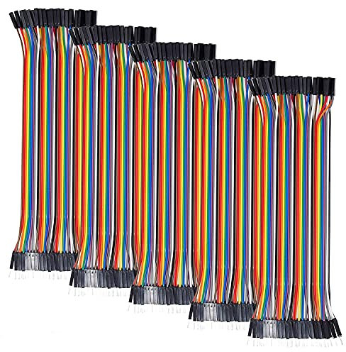 AZDelivery 5 x Jumper Wire Kabel 40 STK je 20 cm F2M Female to Male kompatibel mit Arduino und Raspberry Pi Breadboard