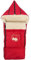 Winter Fußsack für Kinderwagen Babyschale Schlittensack Lammwollesack Baby Fußsack Kuschelsack Winterfußsack 40 x 90/110 cm (Rot)