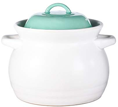 QSJY Ceramica Argilla Handi Pot for Cucinare Terracotta Naturale di Terracotta casseruola Adatto for 3-5 Persone (Size : 3.5L)