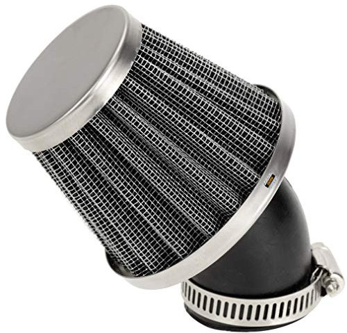 HIAORS Filtro dell'aria in gomma curvata da 38 mm per 110 cc 125 cc CRF SSR Sunl Taotao Pit Dirt Bike ATV Quad