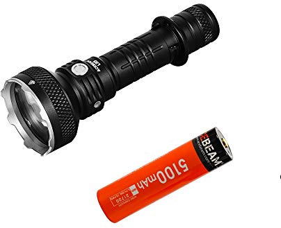 Acebeam L35 Super Bright Long Throw Dual Switch LED Flashlight - 1 Light Body, Using Single 21700 Battery (XHP70.2 LED, With 21700 Battery)
