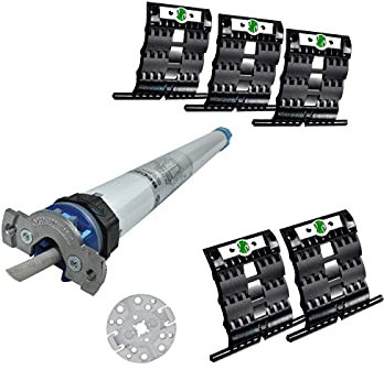 Rolladen Renovierungskit mit smarotech Mechanik-Set SW40 und Rollladenmotor Becker E01 P9 mit 9 Nm (bis 4 qm)