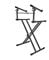 gear4music Keyboard Stand 2 Tier X-Frame Height Adjustable Double Braced