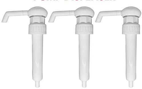 5L 38mm Pump Dispenser for 5 Liter Containers for Gallon Jug Bottles, 30 ml Dosage