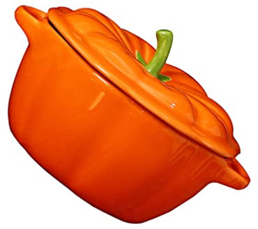 IMIKEYA 1pièce Bol Alimentaire Forme De Citrouille Conteneur Pratique pour Rangement Et Service De Nourriture pour Cuisine Camping Et Fêtes