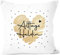SpecialMe® Kissen-Bezug Herz Danke Geschenk Lieblingsmensch Alltagsheld Berufe Spruch Schrift Alltagsheldin weiß 40cm x 40cm