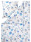 Estella Mako-Batist-Bettwäsche Isabel 2255, Gr. 135x200 cm + 80x80 cm, Fb. 665 Aqua