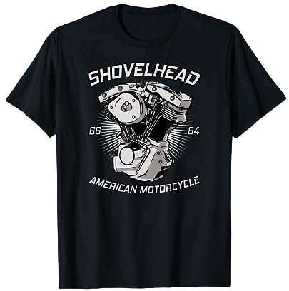 Oldschool HD VTwin Shovelhead I Motorrad Retro Biker T-Shirt