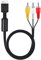 Gamer Gear RCA to Composite Cable - RCA AV to composite Converter Cable for Classic PS1 PS2 PS3 Consoles - 1.8m / 6ft Audio and Video RCA Cable for TV Games