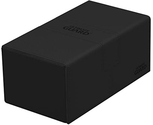 Ultimate Guard Twin Flip`n`Tray 200+ XenoSkin Monocolor Schwarz