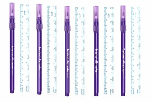 Hautmarker für Augenbrauen, Tattoo-Stift, permanentes und Microblading-Lineal (5)