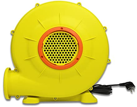 Froadp 350W Elektrische Luftpumpe Hüpfburg Gebläse Turbolüfter 220-240V Tragbares Luftgebläse mit Griff und Erdspieß Dauergebläse Radialventilator Windmaschine für Aufblasbare Spielzeuge