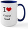 CafePress I Love KIAWAH ISLAND Mug 15 oz (444 ml) Ceramic Coffee Mug