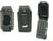 caseroxx Leather-Case with belt clip compatible with Nokia 2660 Flip made from genuine leather, Pouch with belt clip and viewing window in black