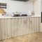 LIVEINU Schrankvorhänge für Küche, Kleiderschrank, Badezimmer, Privatsphäre Gardine, Staubdichter Vorhang für Regale, hängende Tür, Japanische Noren Selbstklebend, Beige 1, 120x80cm