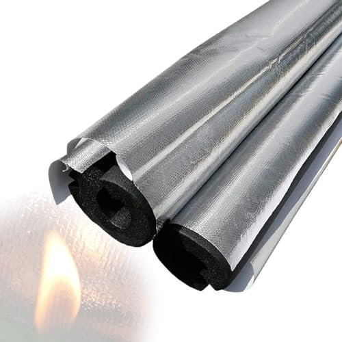 1.7/1.8m Isolierschlauch Für Rohr, ID 20-110mm, Schaumstoffschlauch Frostschutz Isolierung Rohrdämmung Rohrschale Für Warmwasser Rohre Flexibel Isolierungsrohr Für Rohrisolierung Außen ( Size : DI27mm