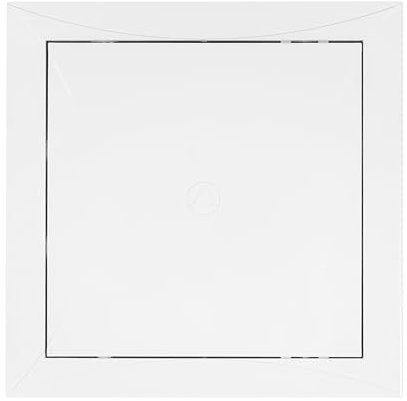White Access Panel, Revision Door, Gas Water Electricity Service Inspection Hatch Cover, Tough and Durable ABS Plastic, Resistant to Chemical Agents and Temperature (200 x 200mm)