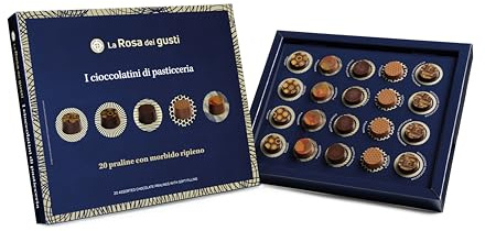 La Rosa dei gusti I Cioccolatini di Pasticceria 20 Praline Con Morbido Ripieno 140 g
