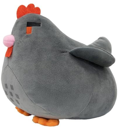 TOPLITHE Stardew Huhn Kuscheltier, Tierhuhn Plüsch Bauernhof Henne Plüschtier Kissen Als Geschenk for Spielefans(Size:Gray)