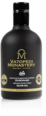 Premium Bio-Natives Olivenöl Extra aus dem Kloster Vatopedi, Berg Athos - 500ml